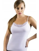 Bílá dámská košilka model 7267579 XXL - Emili Bílá dámská košilka model 7267579 XXL - Emili