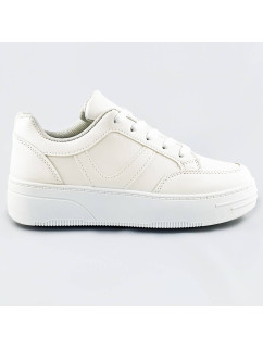 Bílé dámské sportovní šněrovací boty model 17258844