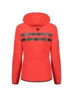 Geographical Norway Reine Red/Black LADY 007 Red (WU8187F/GNO-RED-BLACK)/WU8088 dámska softshellová bunda s kapucňou
