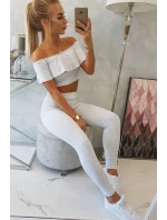 Sada s volánky světle šedá Sada s volánky světle šedá