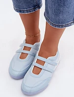 Sportovní dámské baleríny s pásky Modré Farvessa