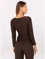 Bluzka IT BZ model 21314507 ciemny brązowy - FPrice