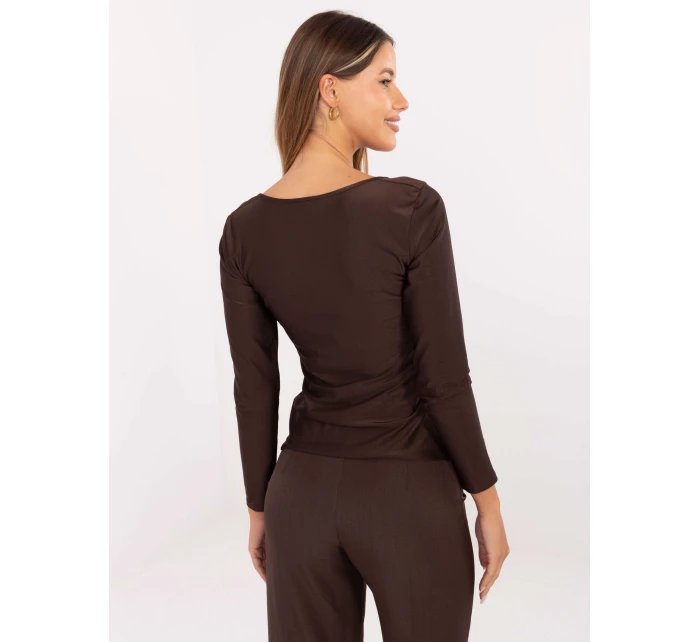 Bluzka IT BZ model 21314507 ciemny brązowy - FPrice