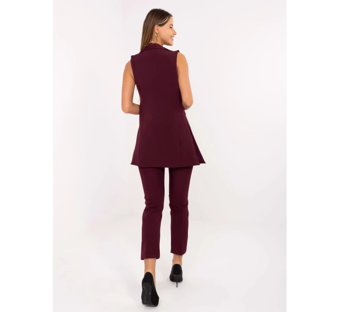 Kamizelka IT KZ model 21319998 bordowy - FPrice