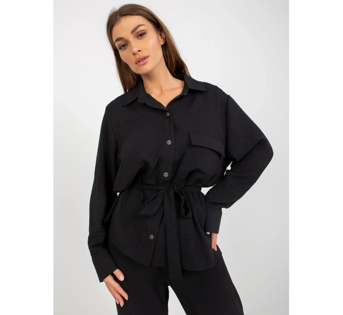 Košeľa LK KS 509293.54P čierna