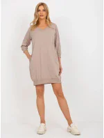 Šaty RV SK 7203.35P tmavo lila