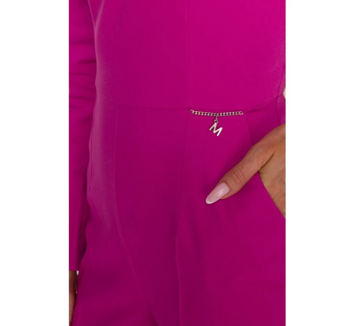 M883 Džínsový overal - ružový