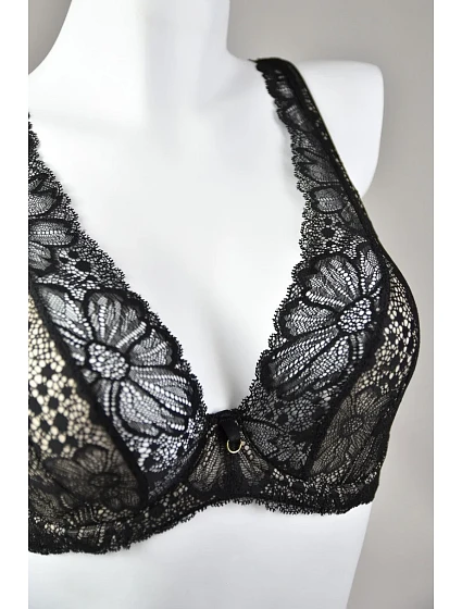 Dámská podprsenka BRALETTE BLACK model 18707705 - MEDIOLANO Dámská podprsenka BRALETTE BLACK model 18707705 - MEDIOLANO