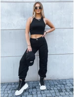 Dámské padákové kalhoty černé model 21970859 - FashionStreet