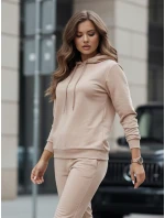 Dámska tmavobéžová tepláková súprava MIGEL FashionStreet AY1086