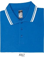 SOL'S Pasadena Men Pánské piqué polo model 22521863 royal blue/white SOL'S Pasadena Men Pánské piqué polo model 22521863 royal blue/white