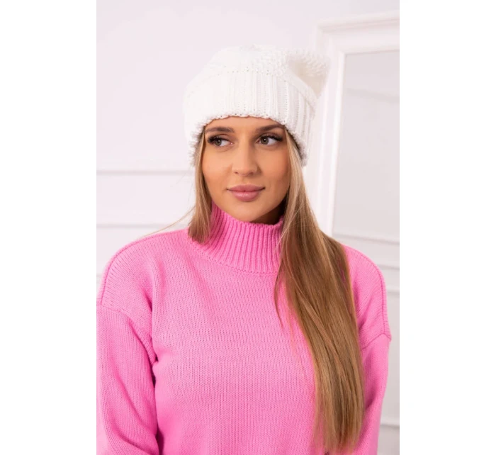 Dámska čiapka Danuta K331 biela