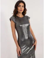 Šaty DHJ SK 18176.99 strieborné Šaty DHJ SK 18176.99 strieborné