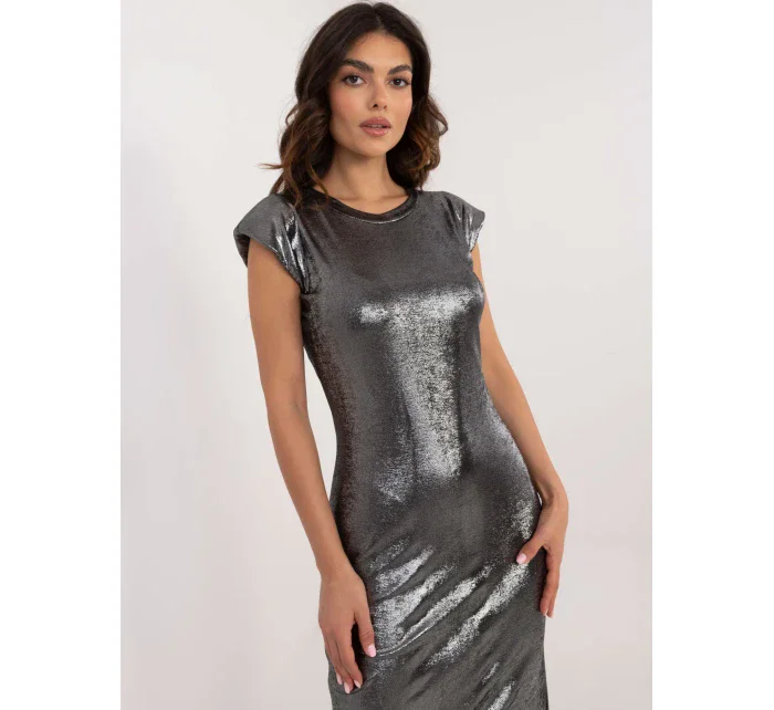 Šaty DHJ SK 18176.99 strieborné Šaty DHJ SK 18176.99 strieborné