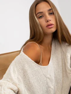Dámský svetr TW SW BI model 17679447 ecru - FPrice