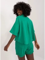 Dámská košile DHJ KS model 20225835 zelená - FPrice Dámská košile DHJ KS model 20225835 zelená - FPrice