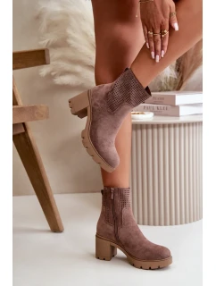 Topánky na podpätku model 199066 Step in style