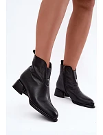 Boty na podpatku model 231597 Step in style Boty na podpatku model 231597 Step in style