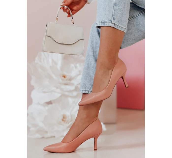 Dámske lodičky LUMARA pink FashionStreet na ihlovom podpätku ZY0729 Dámske lodičky LUMARA pink FashionStreet na ihlovom podpätku ZY0729