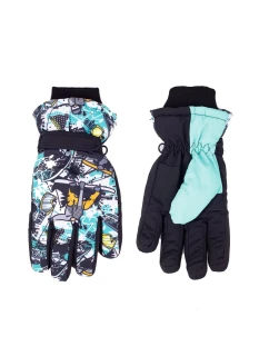 YOCLUB REN-0299C Chlapčenské lyžiarske rukavice