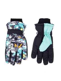 YOCLUB REN-0299C Chlapčenské lyžiarske rukavice