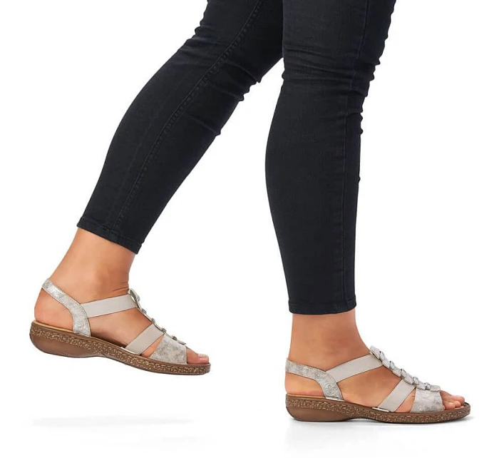 Dámske pohodlné sandále Rieker 62850-90 Dámske pohodlné sandále Rieker 62850-90