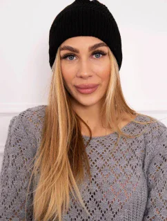 Tenká čepice Oliwia model 18750351 černá - K-Fashion
