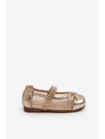 Dětské s mašlí Zlaté model 21663116 - Boto