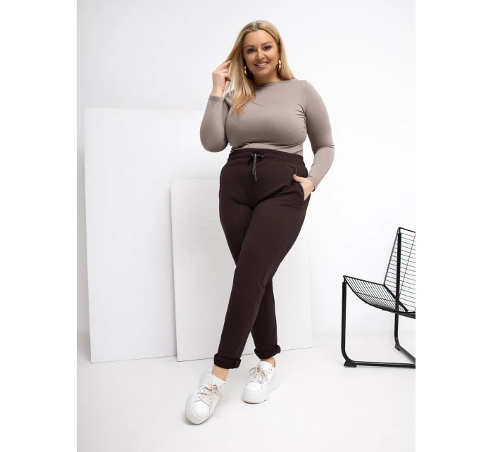 Tepláky RV DR 4765.52 tmavohnedé Tepláky RV DR 4765.52 tmavohnedé