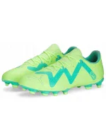 Pánske kopačky FG/AG 107187 03 Neon green with blue - Puma Pánske kopačky FG/AG 107187 03 Neon green with blue - Puma