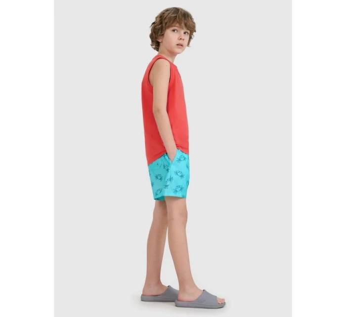 Chlapčenské plážové šortky boardshorts 4F 4FJWSS25UBDSM121-47A Chlapčenské plážové šortky boardshorts 4F 4FJWSS25UBDSM121-47A