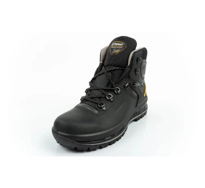 Grisport pánska treková obuv Nero dakar SPO-TEX kožená čierna