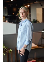 J.Harvest & Frost 01 Relaxed Women Nežehlivá halenka s dlouhým rukávem white model 22454234 J.Harvest & Frost 01 Relaxed Women Nežehlivá halenka s dlouhým rukávem white model 22454234