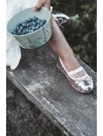 Balerinki Dziecięce Ozdobione Cekinami Różowe Weries Balerinki Dziecięce Ozdobione Cekinami Różowe Weries