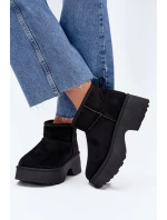 Dámské Nízké Sněhule Na S S Kožíškem Černé model 21706754 - Boto Dámské Nízké Sněhule Na S S Kožíškem Černé model 21706754 - Boto