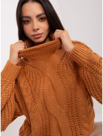 Sweter AT SW 2350.91P jasny brązowy