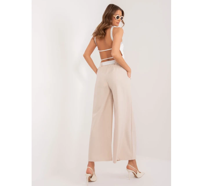 Spodnie DHJ SP model 20095062 jasny beżowy - FPrice Spodnie DHJ SP model 20095062 jasny beżowy - FPrice