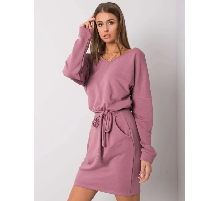 Šaty RV SK 6037.18X tmavo ružová