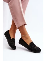 Dámské semišové klasické mokasíny černá Ontala Dámské semišové klasické mokasíny černá Ontala