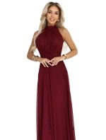 Dámske šaty 636-1 VERONICA burgundy - Numoco