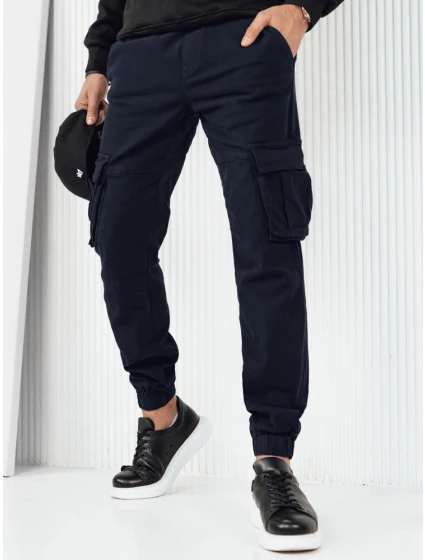 Pánske bojové nohavice navy blue FashionStreet UX4175