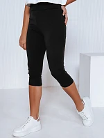 Dámske 3/4 legíny s vysokým pásom čierne FashionStreet UY2738