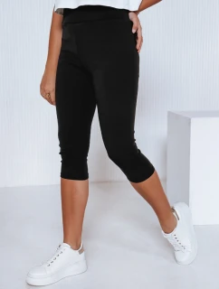 Dámske 3/4 legíny s vysokým pásom čierne FashionStreet UY2738