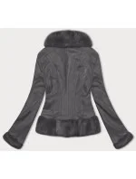 Dámska krátka bunda Ann Gissy graphite (K0327)