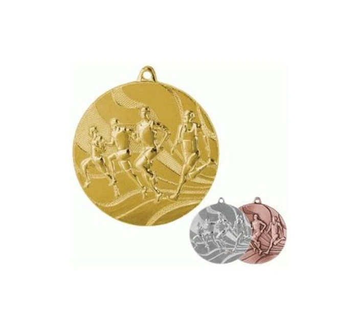 Zlatá medaila - beh - oceľová medaila 50 mm