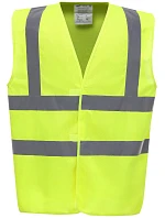 Bezpečnostná vesta Yoko HVW 100 Hi-Vis 79.W100, žltá, vysoká viditeľnosť
