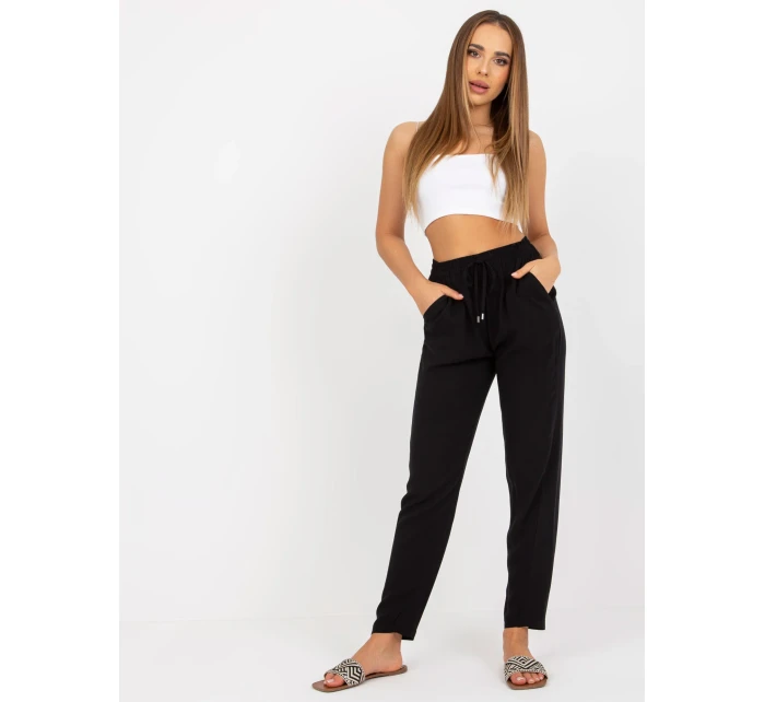 Nohavice D73761M61869L čierne