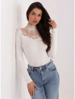 Sweter PM SW model 21776437 ecru - FPrice Sweter PM SW model 21776437 ecru - FPrice