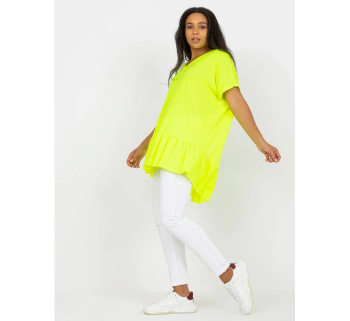 Tunika RV TU model 21141990 fluo żółty - FPrice