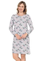 Dámská noční košile  šedá s  model 19034501 - Christina Secret